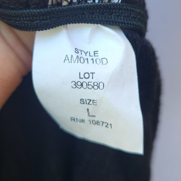 Antistar Black Marled Bodycon Dress Ruched Sides Sleeveless Crewneck - Picture 12 of 13